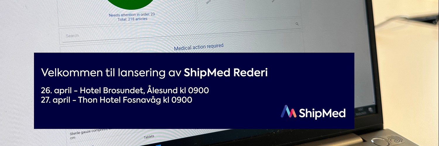 Velkommen til lansering av ShipMed Rederi